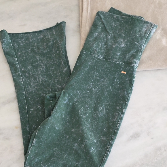 Pinko Pants - Pinko Teal Acid Wash Pants